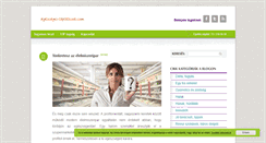 Desktop Screenshot of egeszseges-taplalkozas.com